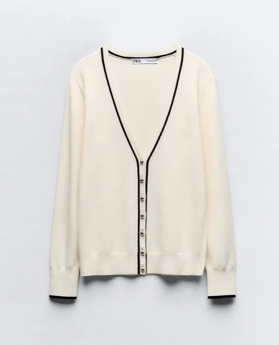 ZARA Long Sleeves Cardigans for Casual and Elegant Style